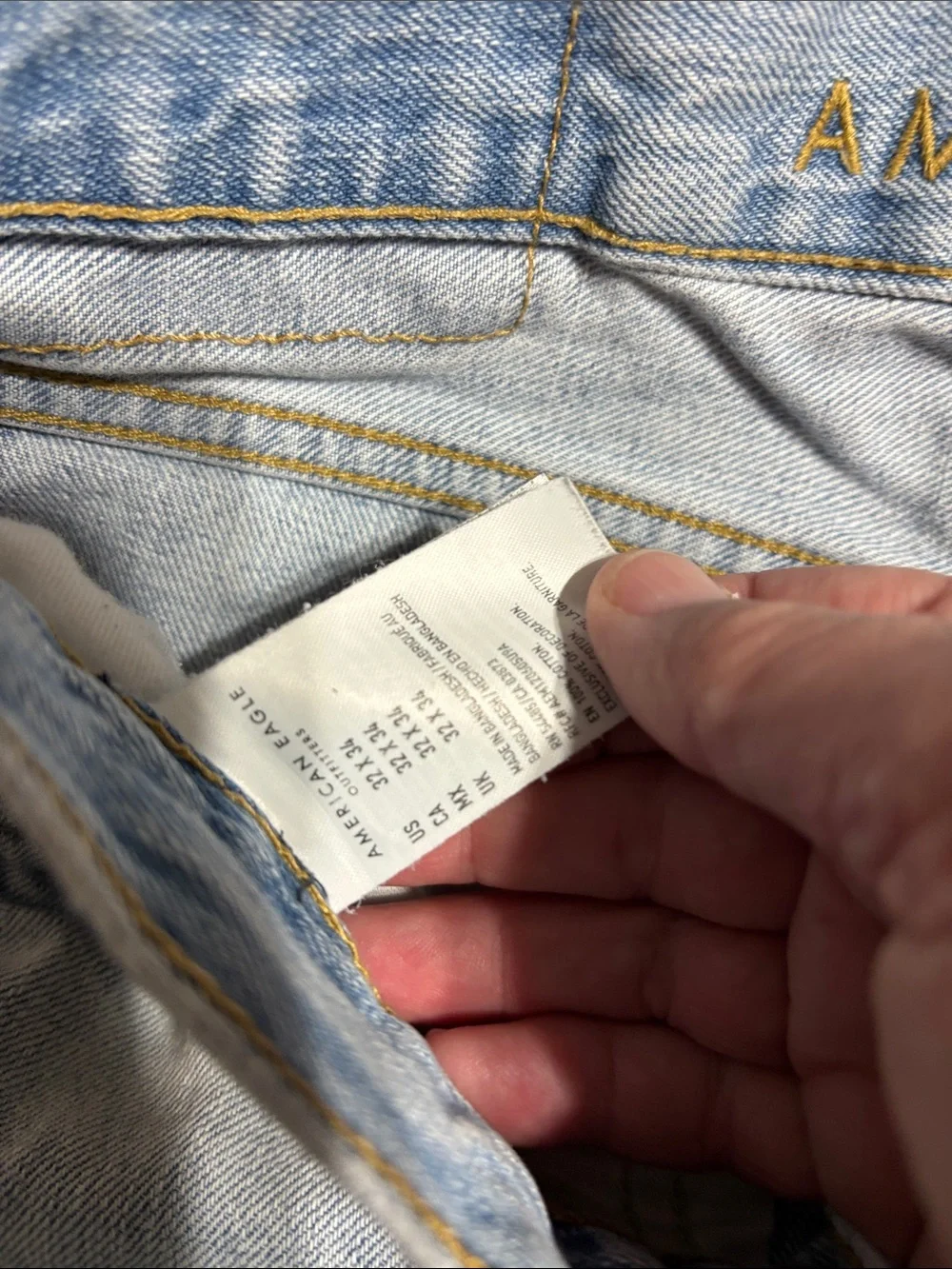 American Eagle Outfitters Light Blue Denim Jeans